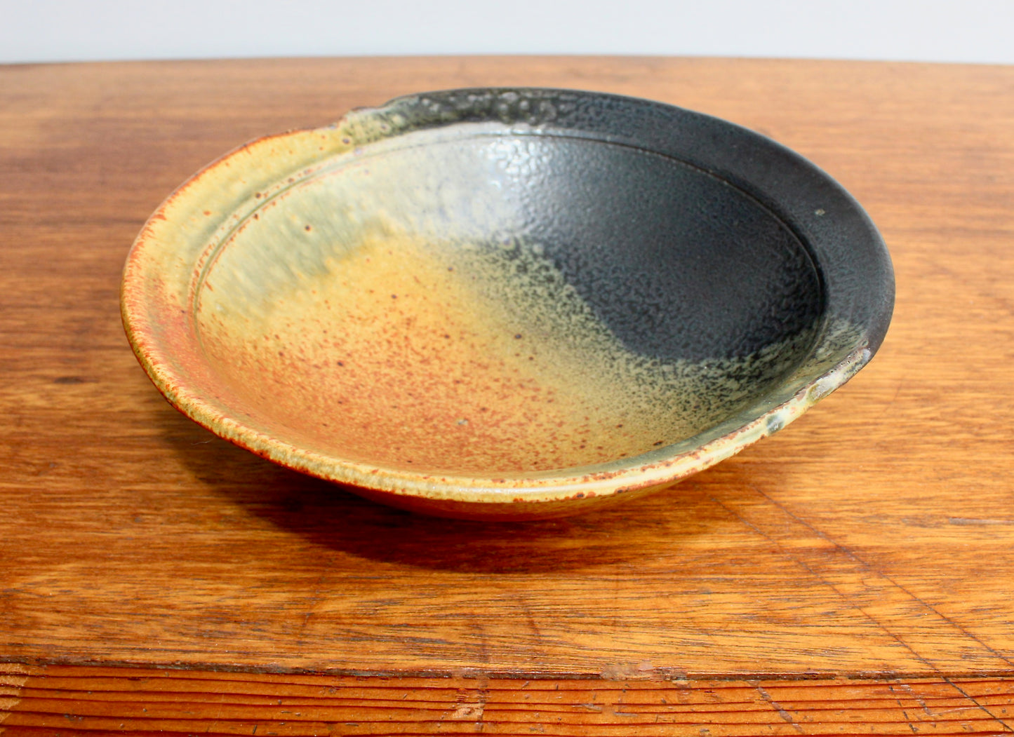 Jeff & Donna Tousley Pottery, Handcrafted Earthenware Vessel, Wonderful Pebbly Frogskin Glaze, Vintage Studio Pottery