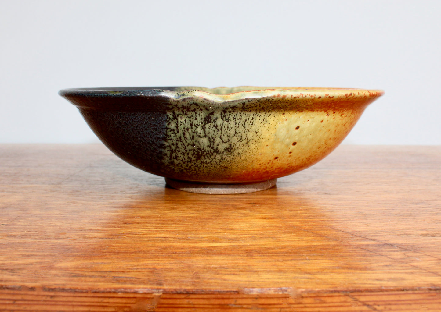 Jeff & Donna Tousley Pottery, Handcrafted Earthenware Vessel, Wonderful Pebbly Frogskin Glaze, Vintage Studio Pottery