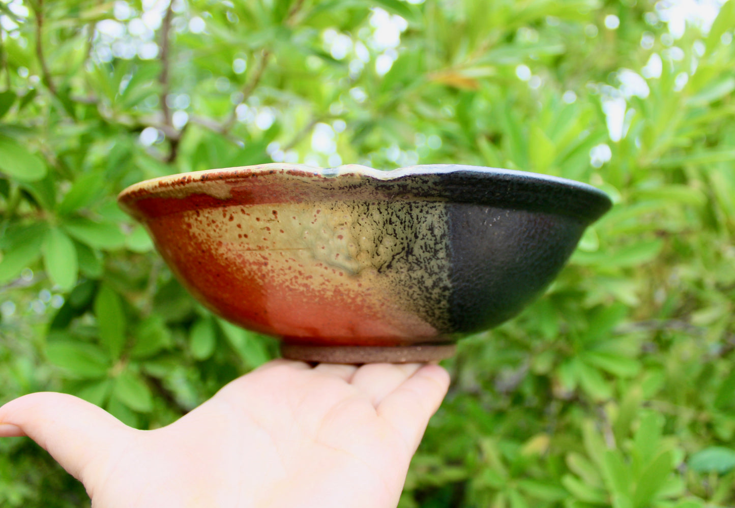 Jeff & Donna Tousley Pottery, Handcrafted Earthenware Vessel, Wonderful Pebbly Frogskin Glaze, Vintage Studio Pottery