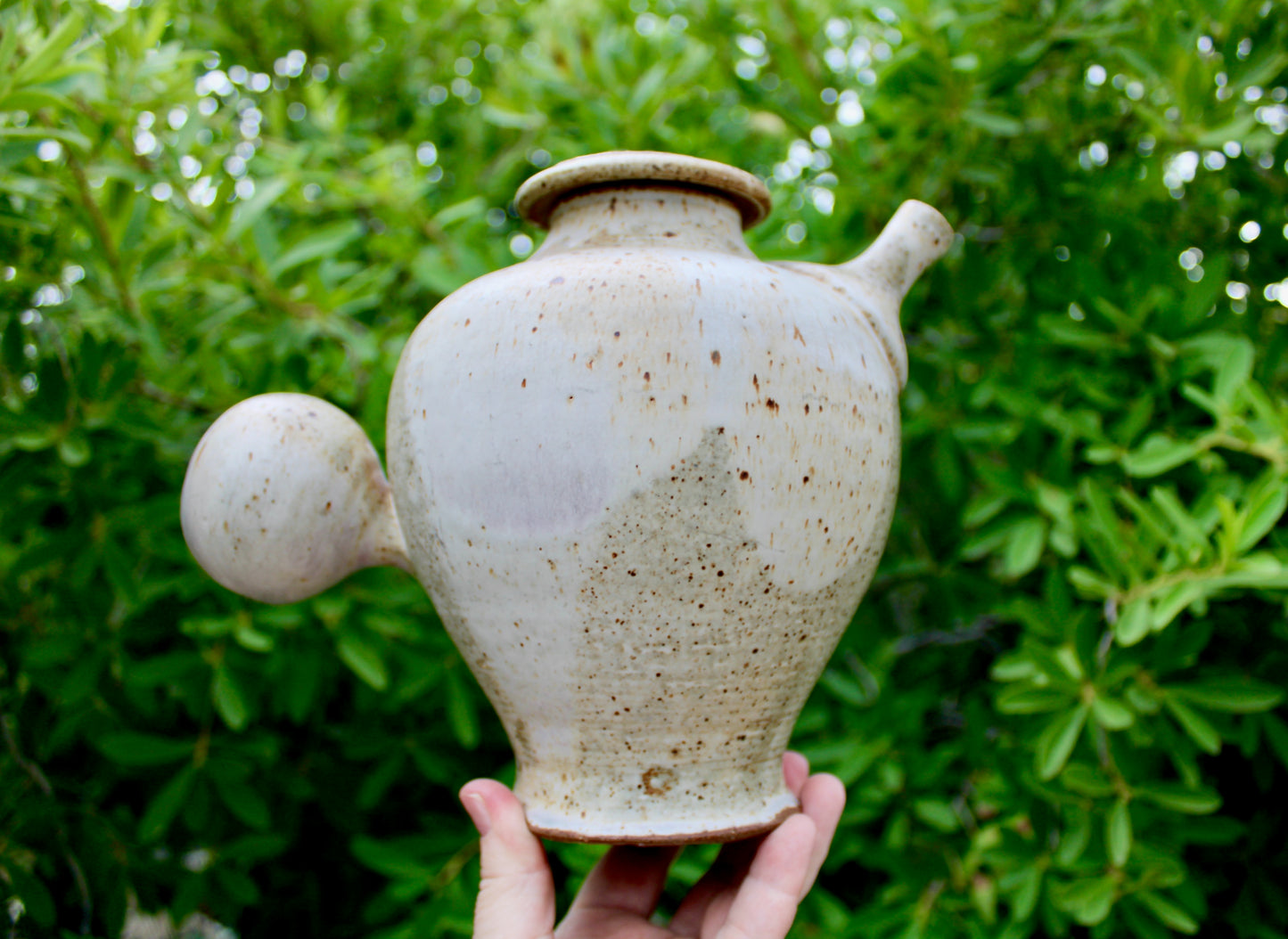 1974 Gary Henin Studio Pottery Teapot // Coffee Server - Mid Century Cleveland Ohio Arts