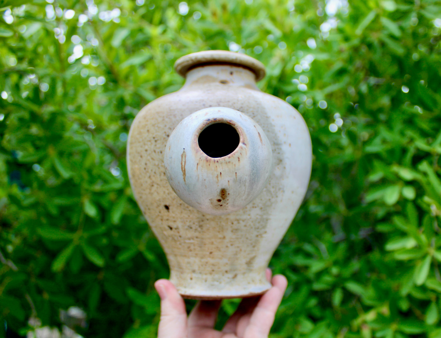 1974 Gary Henin Studio Pottery Teapot // Coffee Server - Mid Century Cleveland Ohio Arts