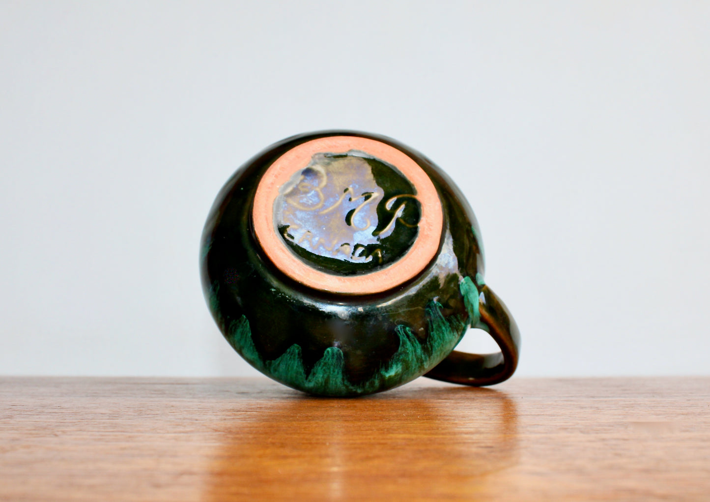 Blue Mountain Modernist Creamer in Fat Lava Glaze - Crafted in Canada