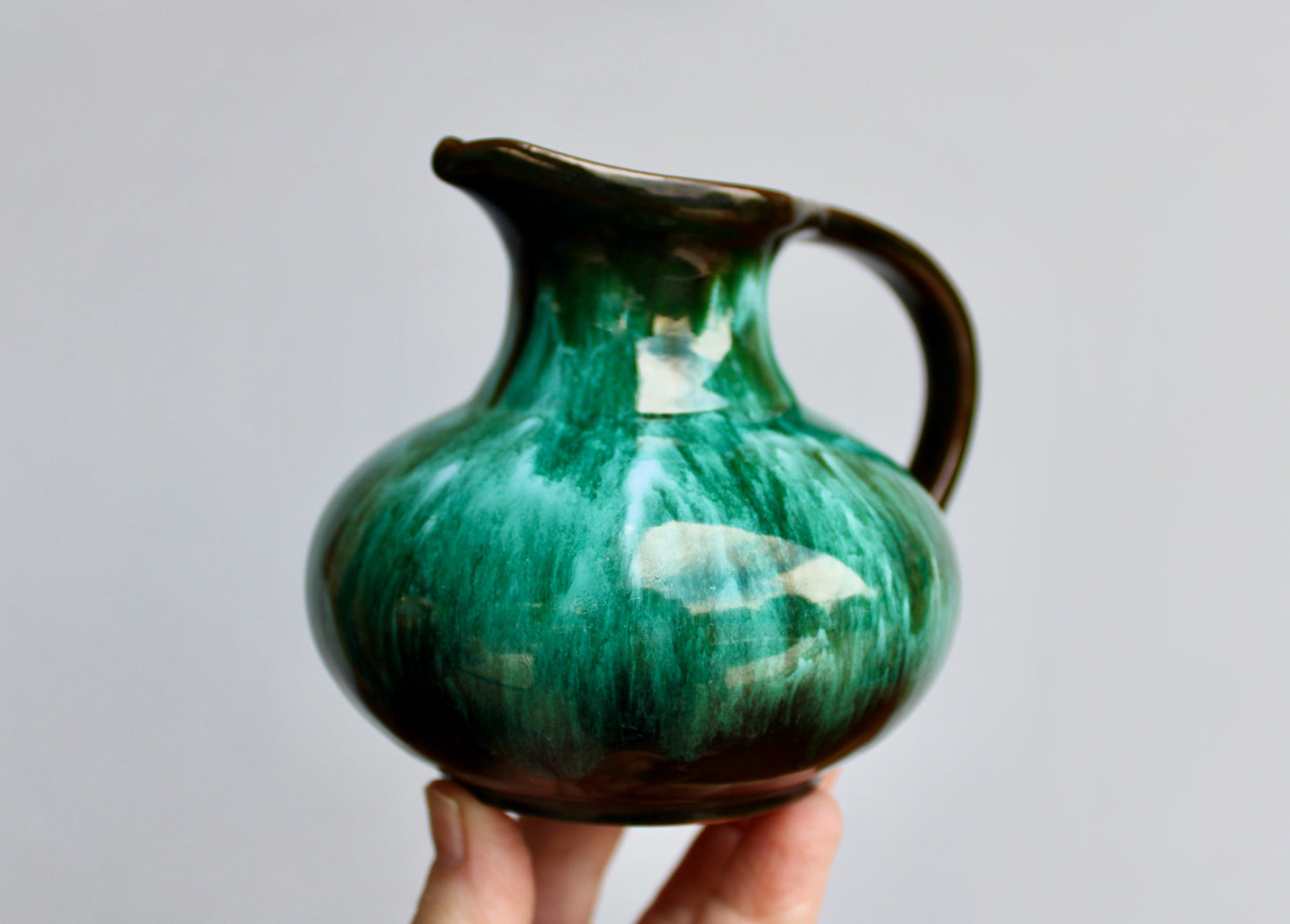 Blue Mountain Modernist Creamer in Fat Lava Glaze - Crafted in Canada