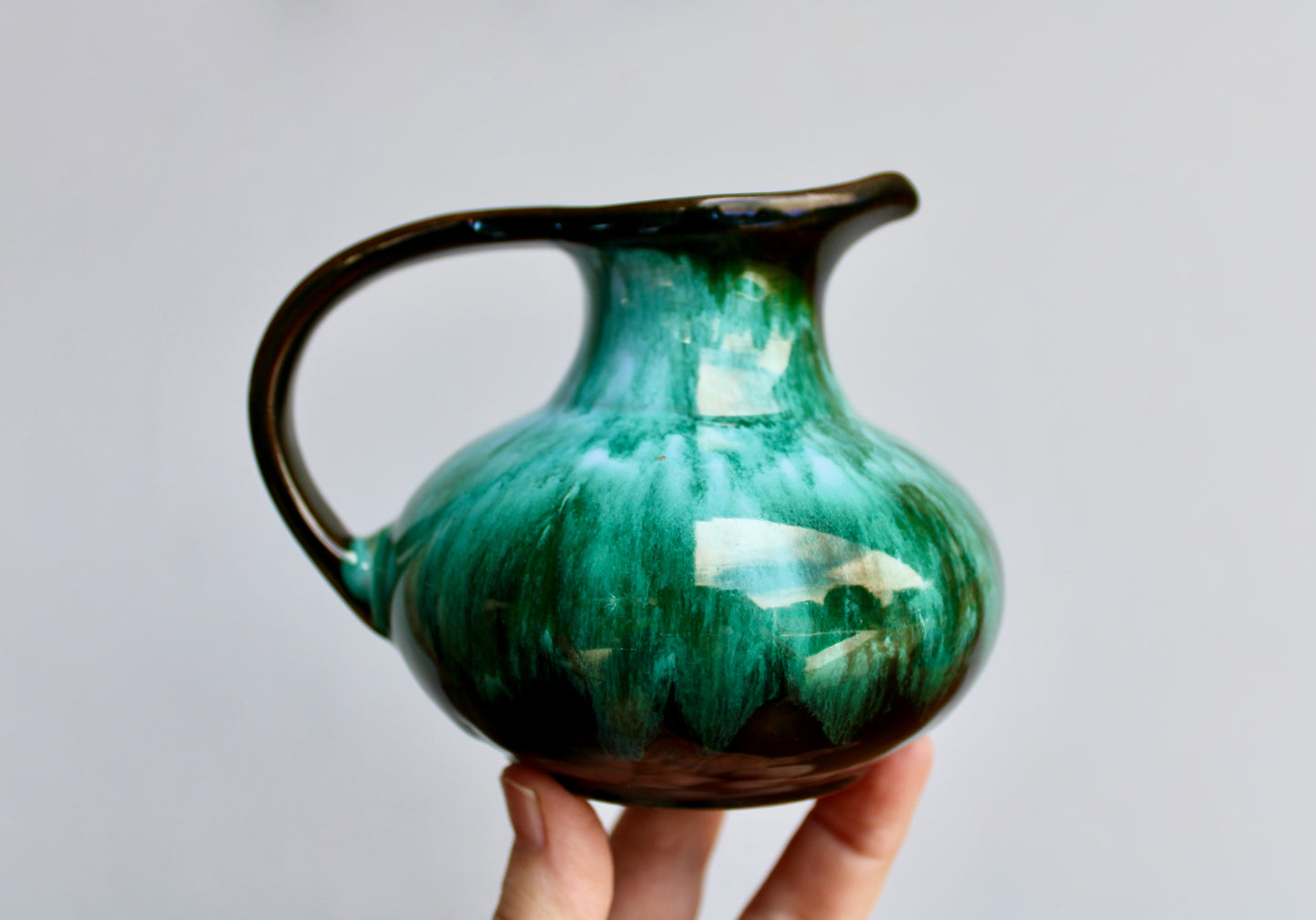 Blue Mountain Modernist Creamer in Fat Lava Glaze - Crafted in Canada