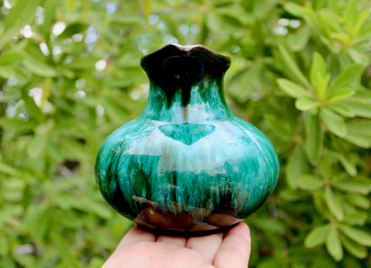 Blue Mountain Modernist Creamer in Fat Lava Glaze - Crafted in Canada