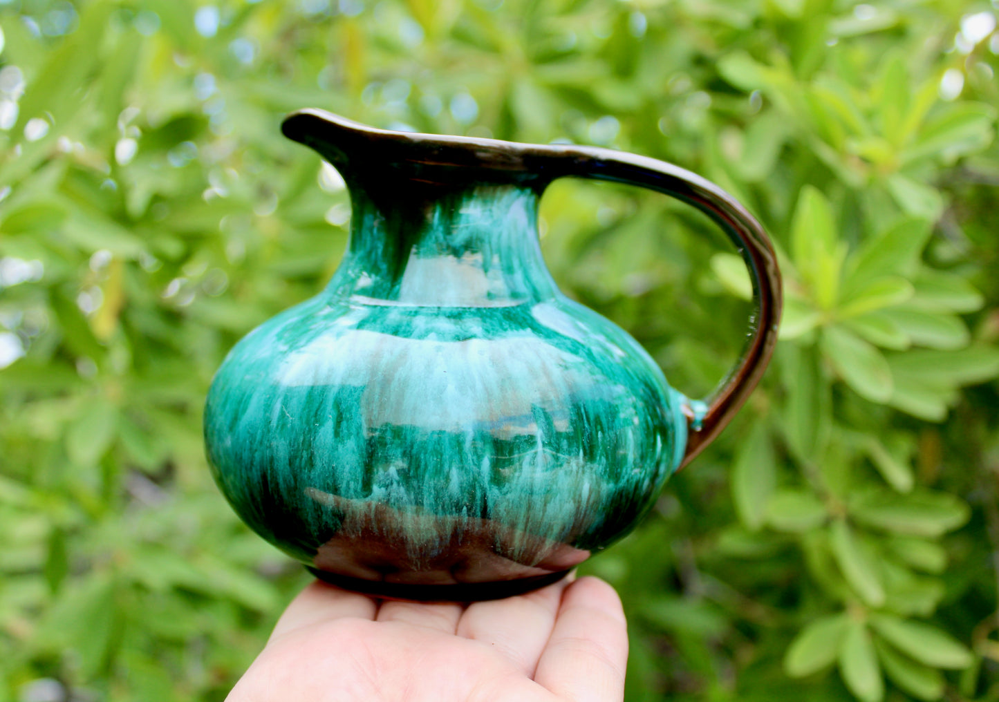 Blue Mountain Modernist Creamer in Fat Lava Glaze - Crafted in Canada