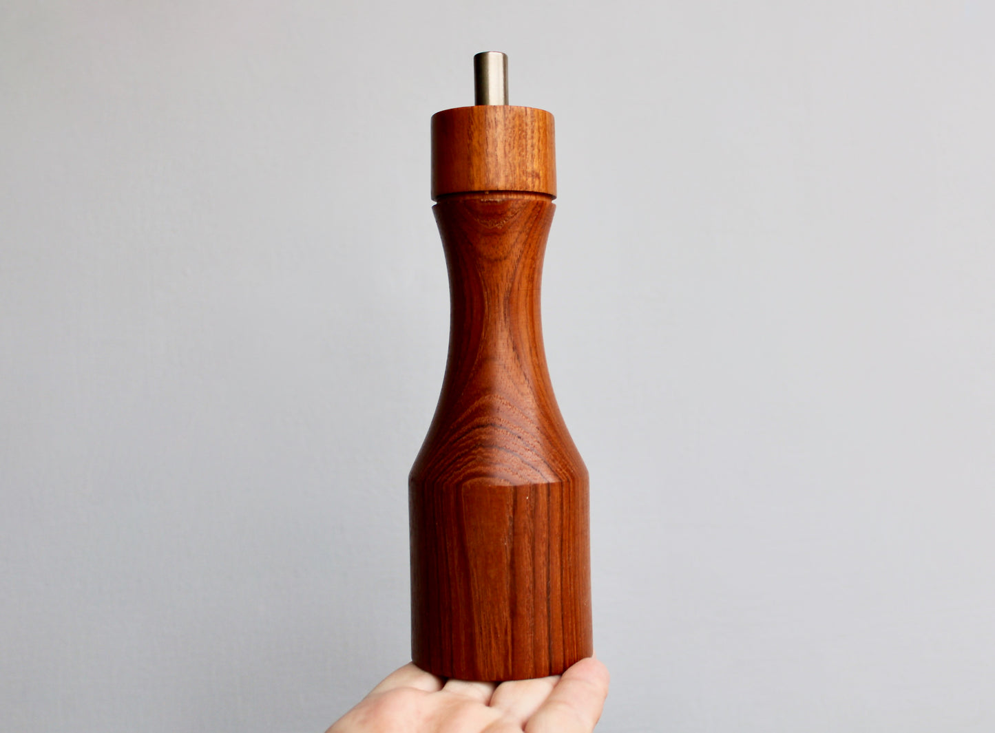 Skjode Skjern of Danmark Danish Teak Wood Set by Skjøde Skjern - Vintage Salt Shaker & Pepper Mill