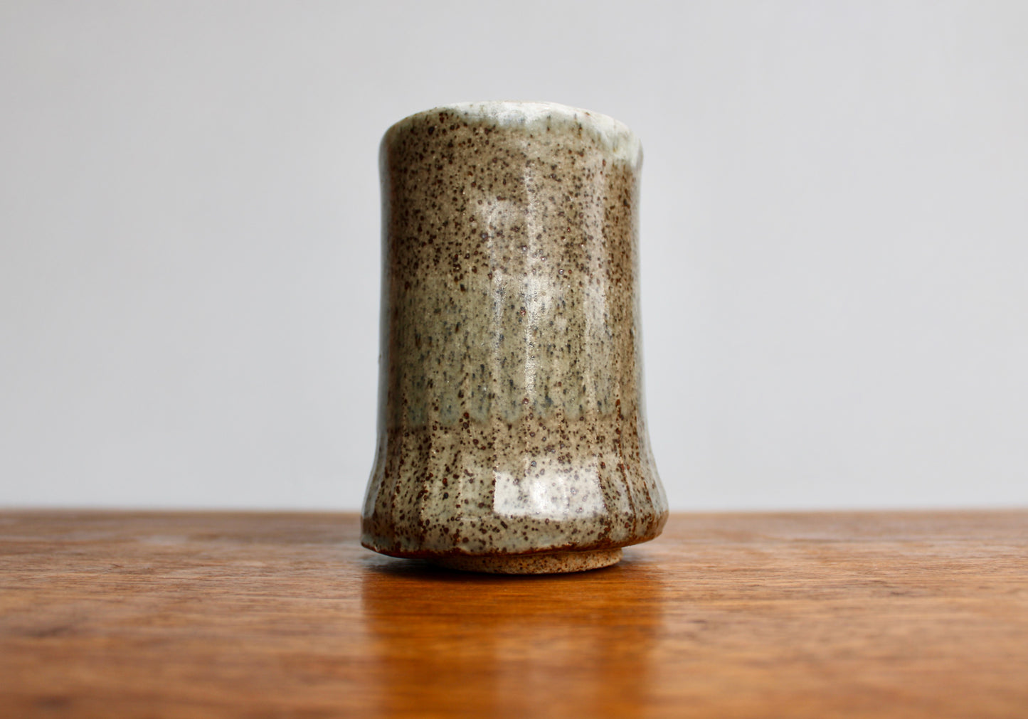 Dee Coleman Pottery 1986 Studio Pottery Mug - Classic Tankard Shape Silhouette w/ Twisted Handle Detail