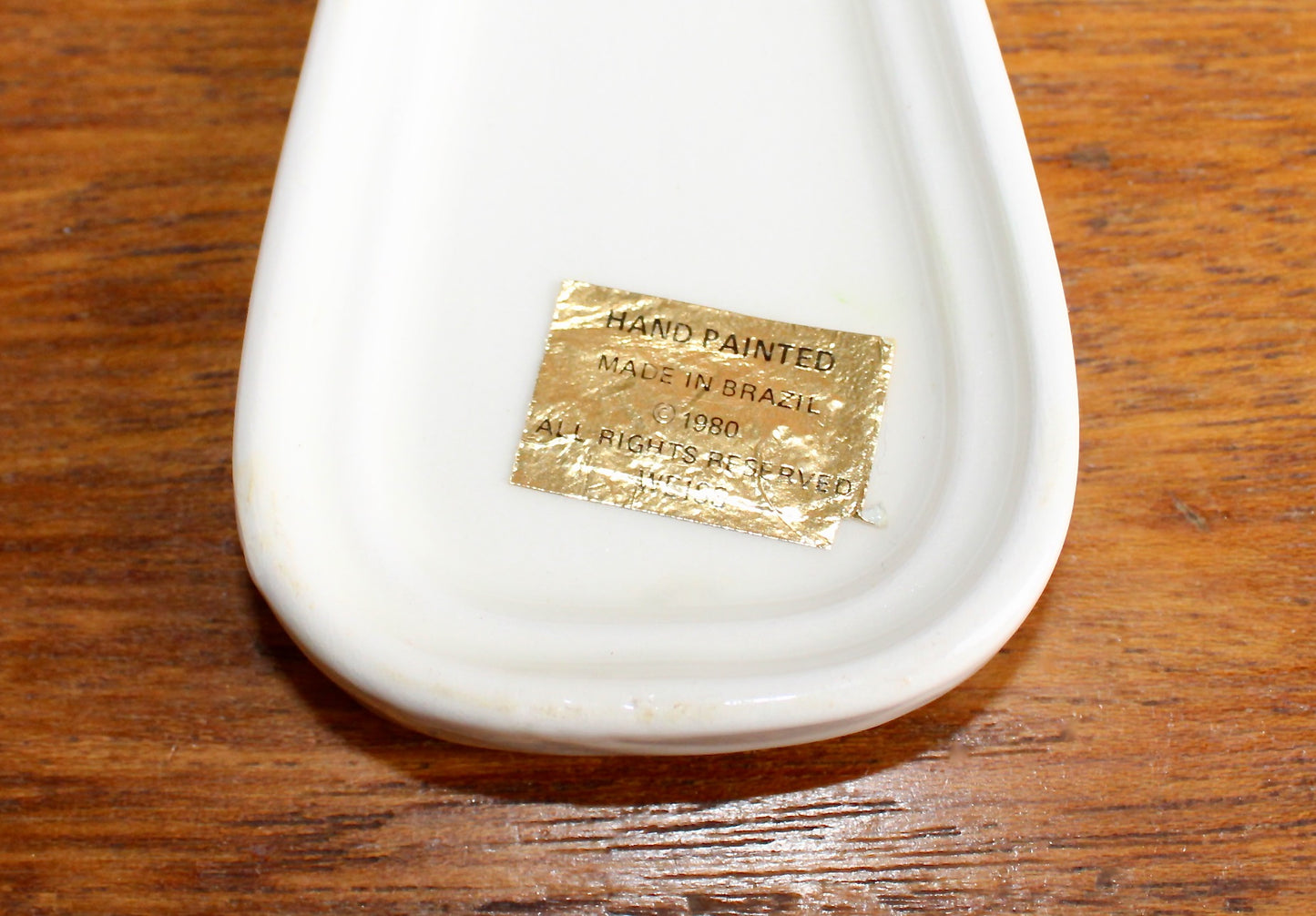 1980 AVON Mushroom Trivet, Spoon Rest, Collectible Shallow Dish Decorated in Many Mushrooms, Original Box & Foil Label