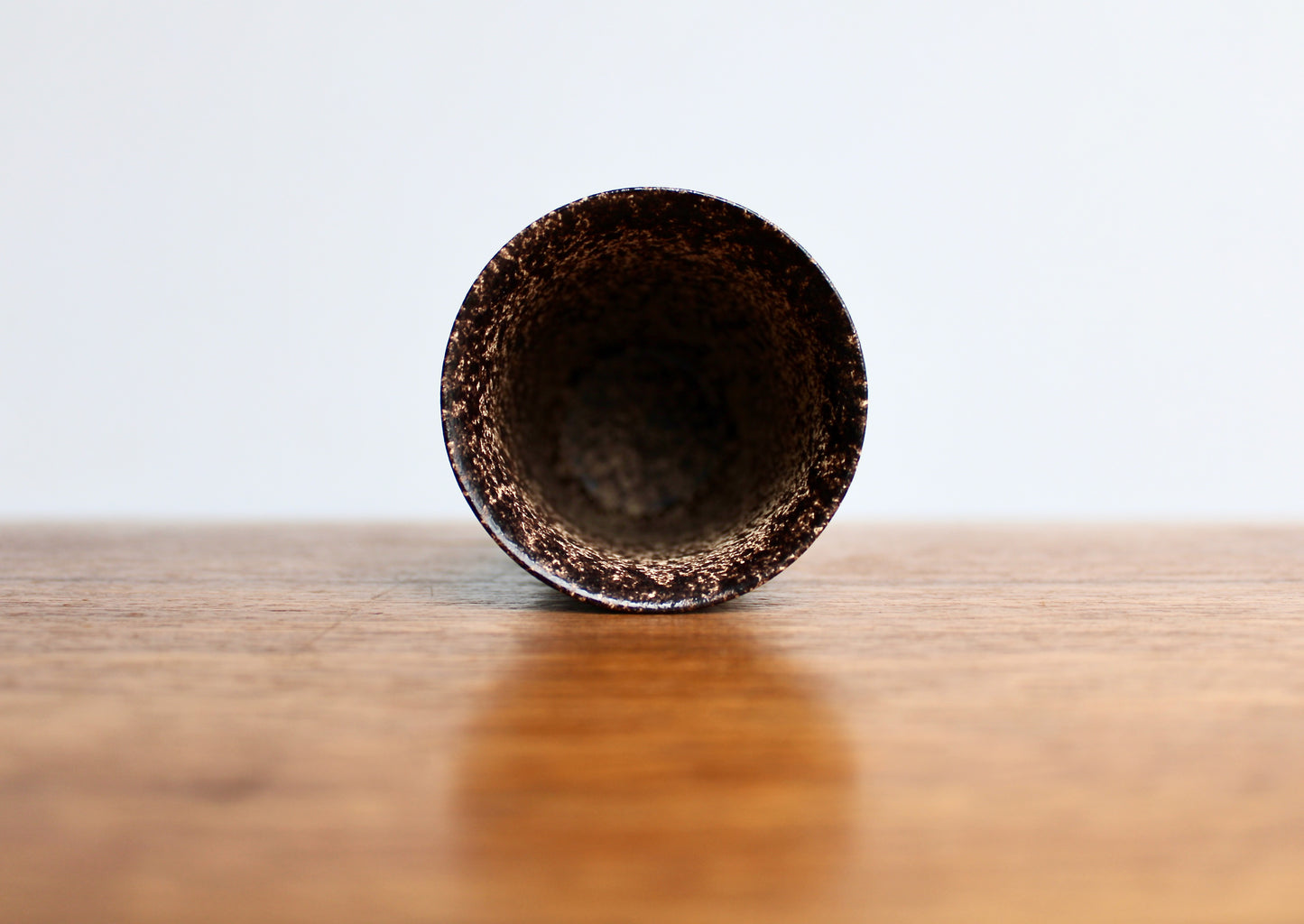 Japanese Arita-ware Porcelain 6oz Shōchū Cup, Arita-yaki Ware Beer Textured Armor Cup by Arita Kilns Japan