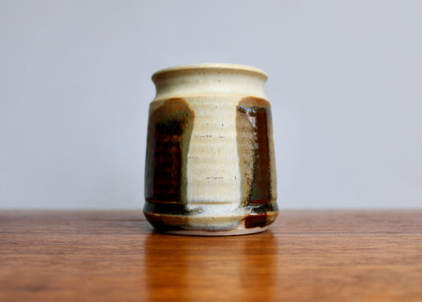 Scandinavian Style Mug - Large 350ml Handcrafted Tankard Mug, Vintage Studio Pottery