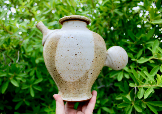 1974 Gary Henin Studio Pottery Teapot // Coffee Server - Mid Century Cleveland Ohio Arts