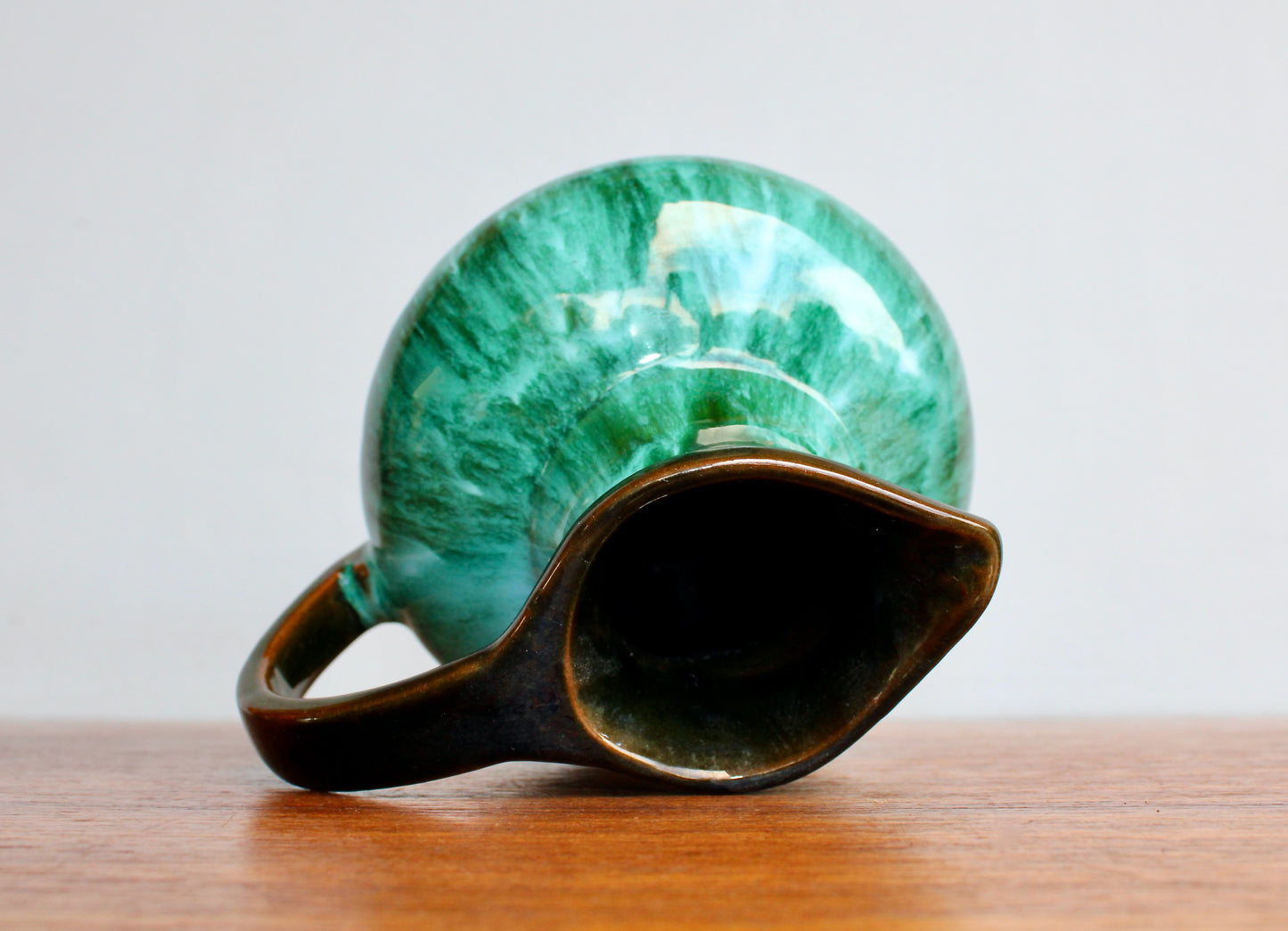 Blue Mountain Modernist Creamer in Fat Lava Glaze - Crafted in Canada