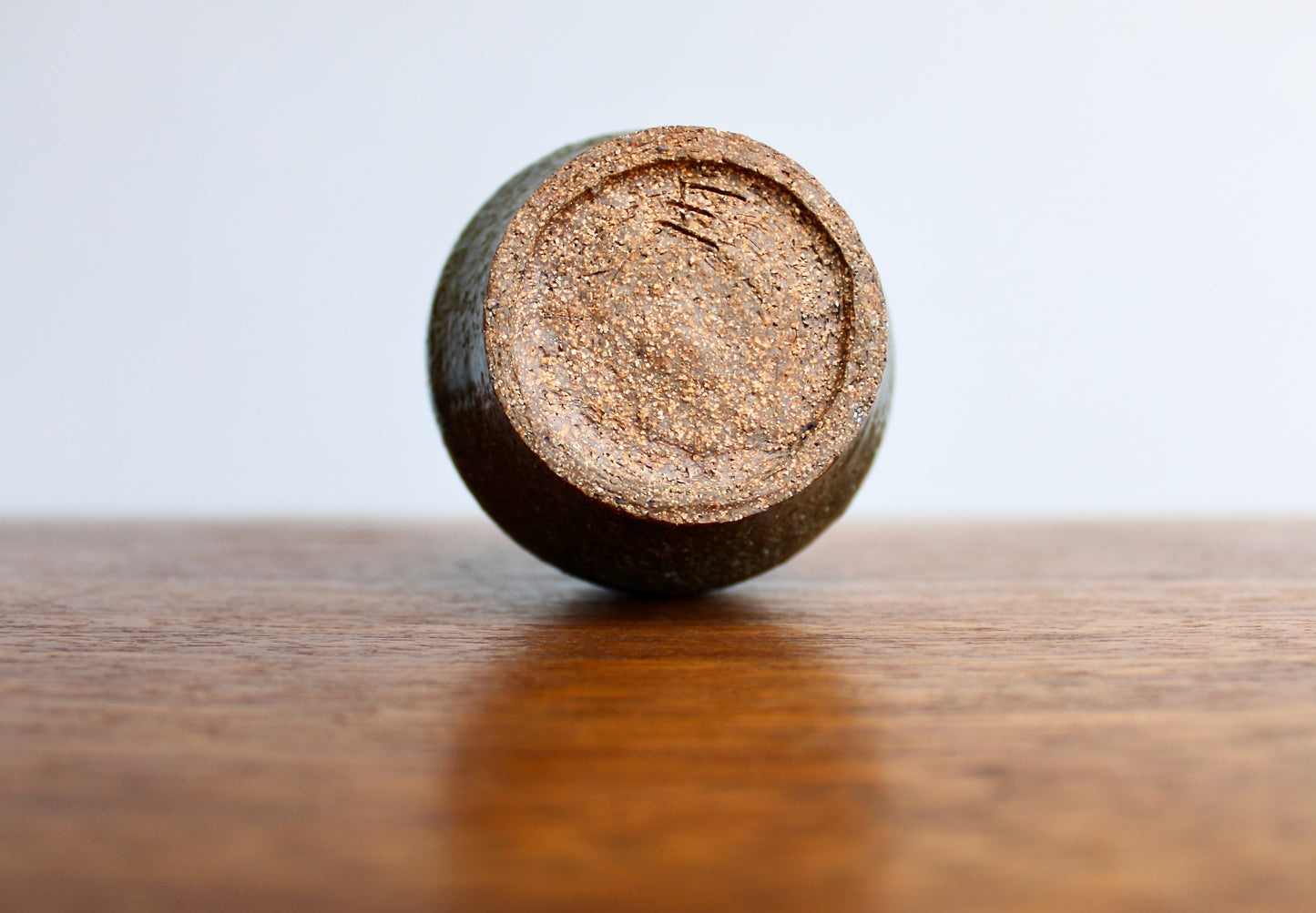 Modern Tea-Pourer Textured Glossy Moss-Green, Doubles as a Creamer, Handcrafted Studio Pottery