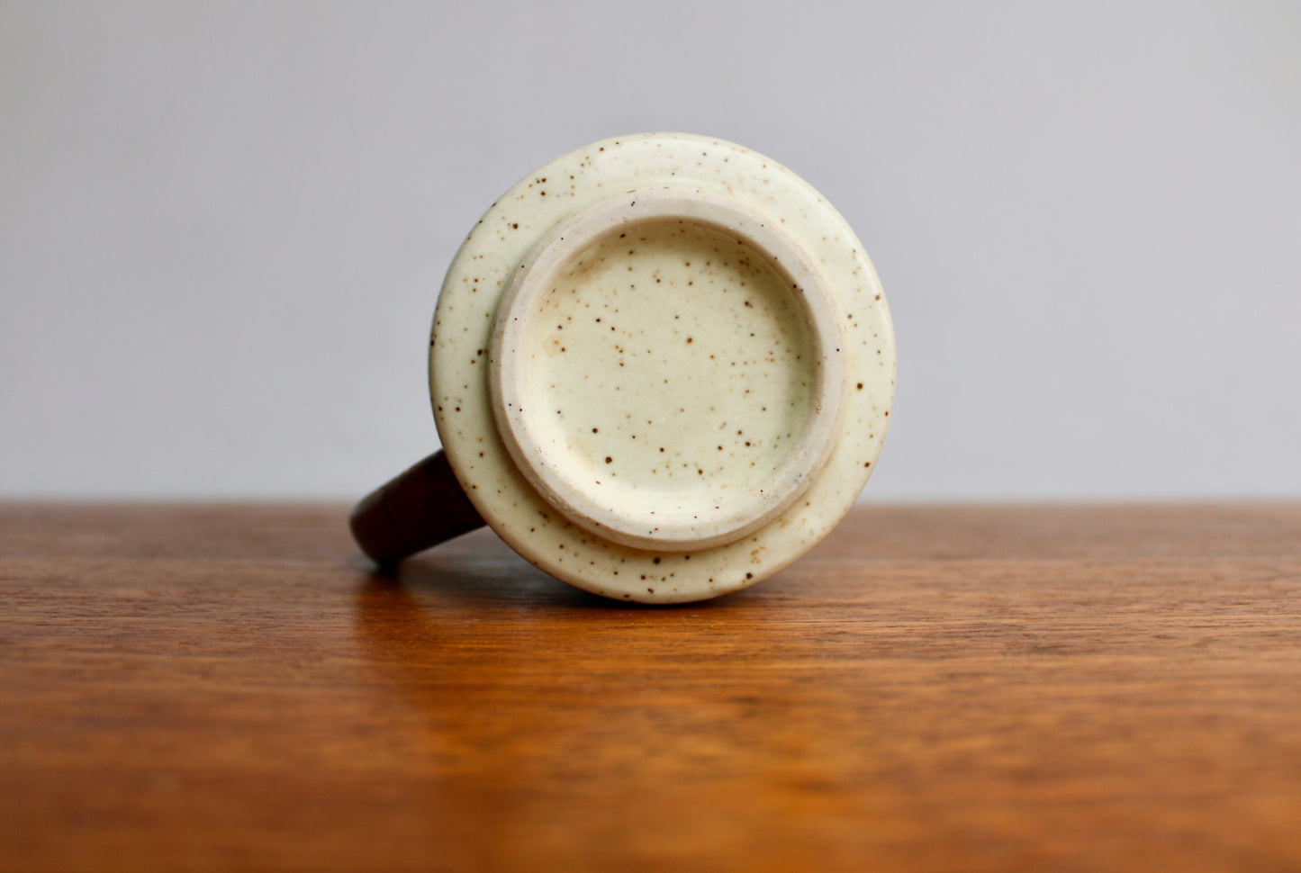 Otagiri Mid Century Japanese OMC Bittersweet Vellum Glazed Stoneware Mug, Orange & Yellow Berries w/ Dark Verdant Leaves in Relief - A Textural Wonderland of a Mug