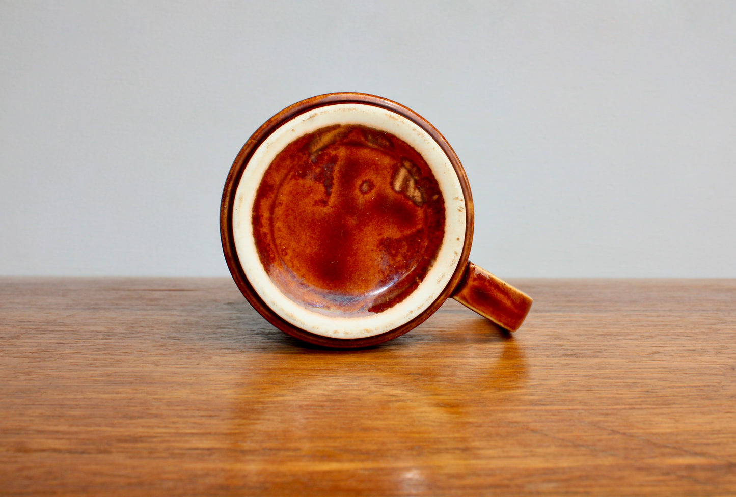 Classic Modern Japanese Pottery Vintage 1970s Coffee Mug, Vtg Mid Century Otagiri Mug