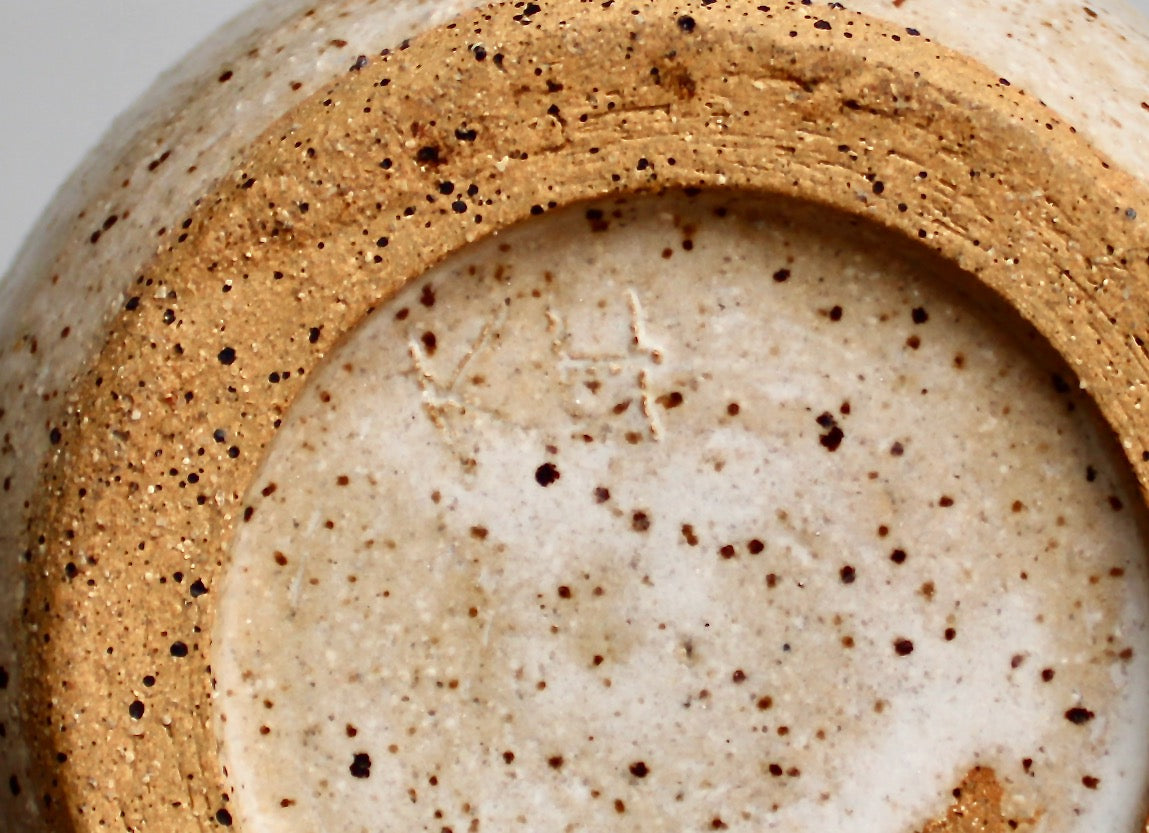 Stunning KH Stoneware Mug, Lightly Textured Semi-Gloss Sea-Green, Handcrafted Studio Pottery