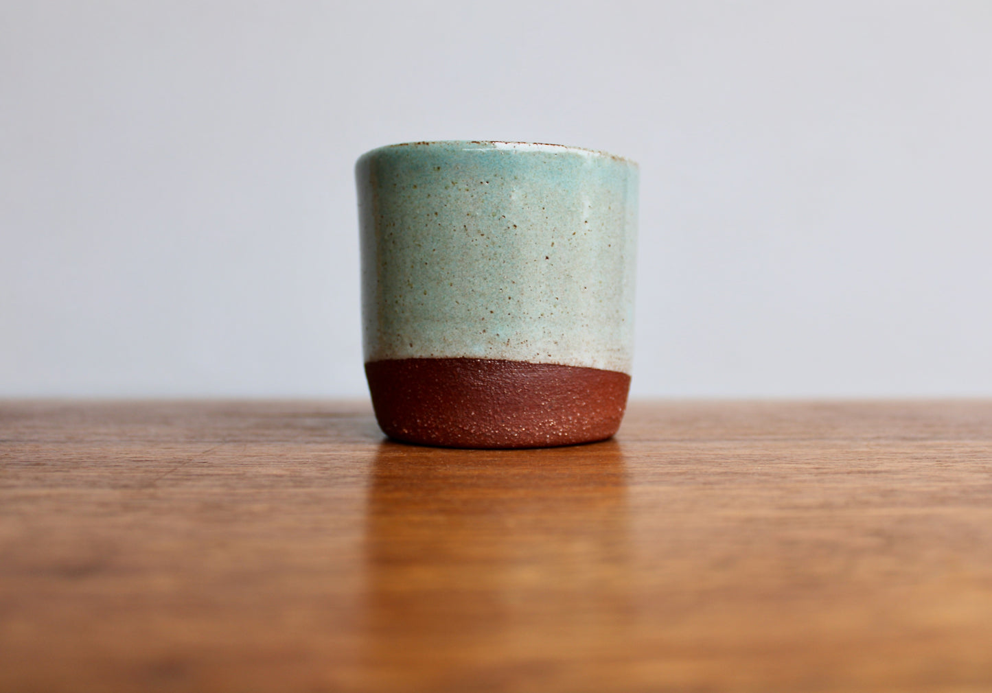 SOLD:  Modern Tea-Pourer Textured Semi-Gloss Blue-Green, Handcrafted Studio Pottery