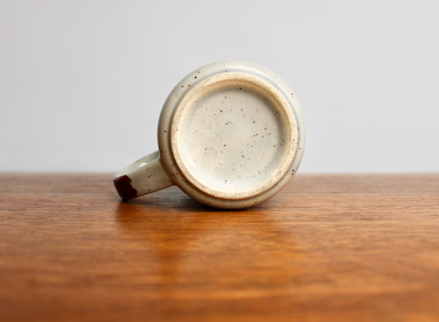 SOLD:  1970s Vtg Otagiri Mug, Huge Blue Flower - Color Literally Coming at You ! Classic Modern Japanese Pottery Vintage Tankard Style Coffee Mug