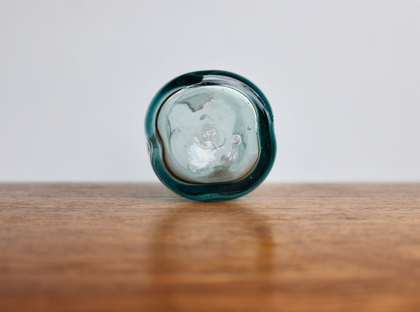 Blenko 418L 16oz Crystal Dimpled Tumbler, 6.13 inch Handcrafted 500ml capacity Pinched Glass