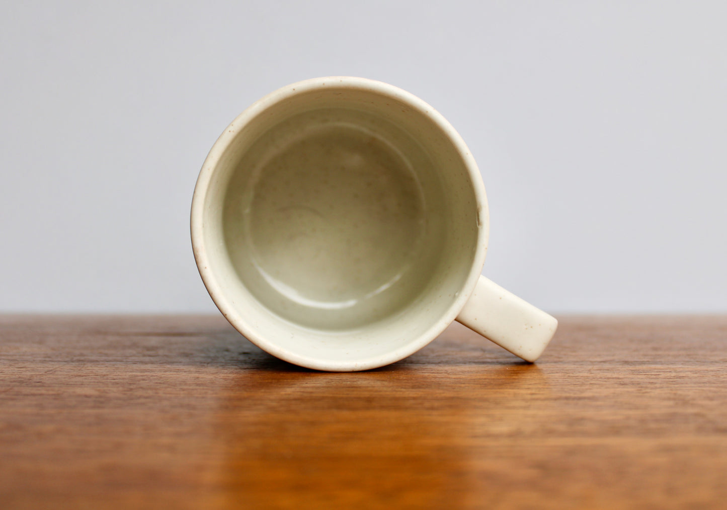 SOLD:  1970s Korean Lollipop Flower Mug, Large 400ml Capacity, Scandinavian Style 20th Century Korean Pottery