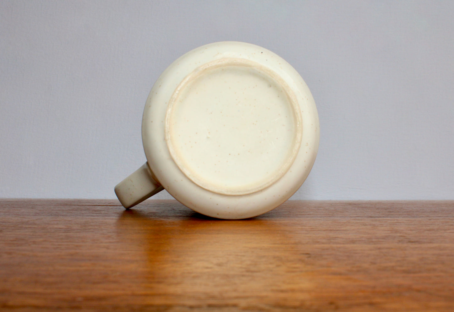 SOLD:  1970s Korean Lollipop Flower Mug, Large 400ml Capacity, Scandinavian Style 20th Century Korean Pottery