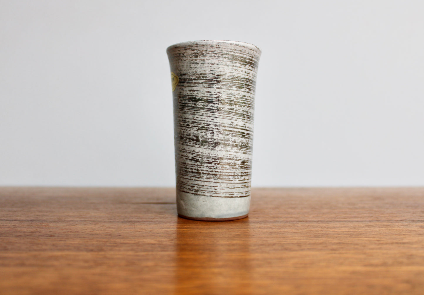 Arita-ware "Hideyoshi" - Silver 6oz Beer Cup, Japanese Arita-yaki Porcelain Shōchū Cup by Arita Kilns Japan