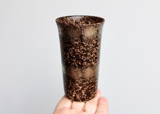 Japanese Arita-ware Porcelain 6oz Shōchū Cup, Arita-yaki Ware Beer Textured Armor Cup by Arita Kilns Japan