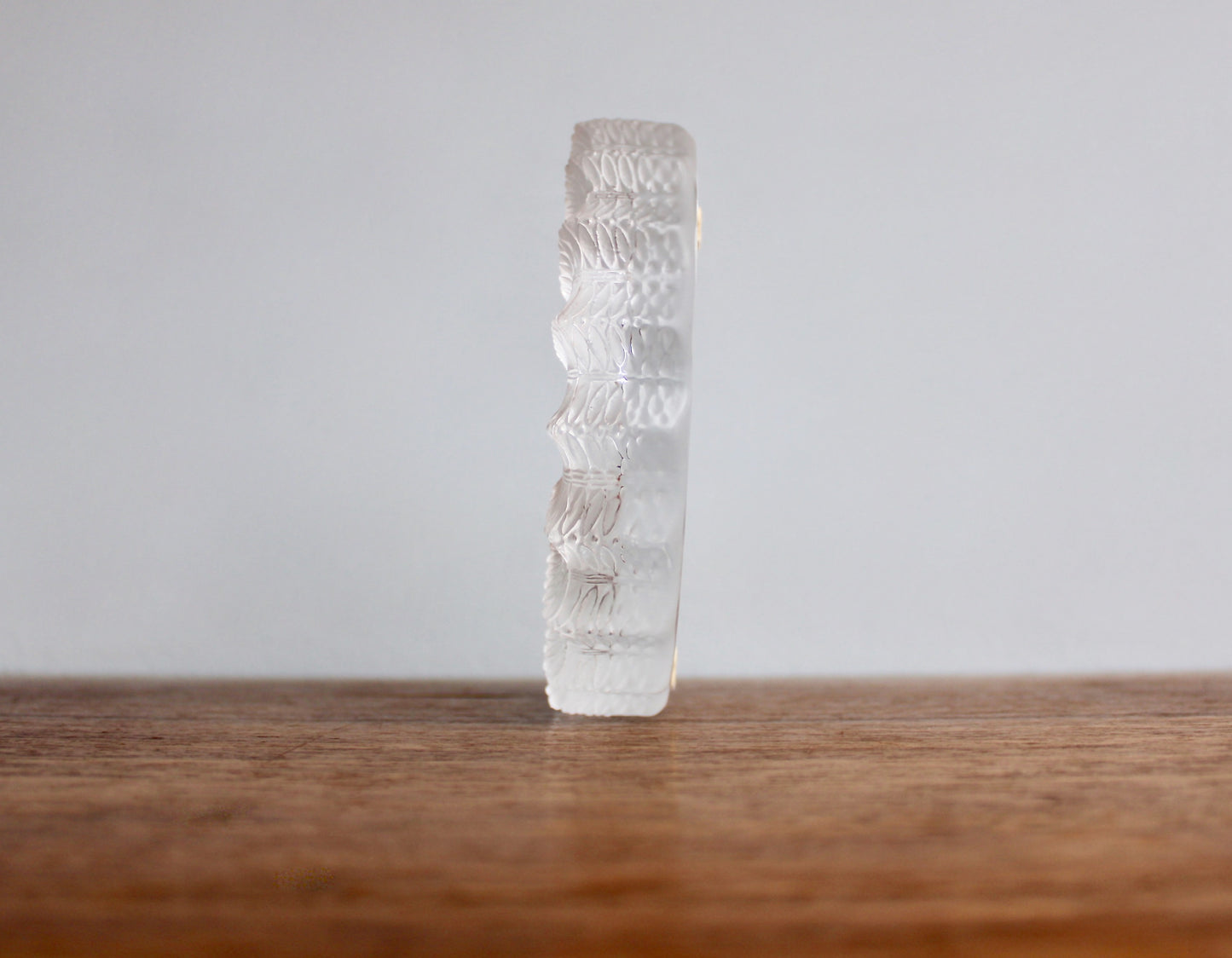 Jamaique by Lalique Ashtray Bowl - Vintage Crystal Jamaica Low Bowl - Ashtray or Catchall, 20th Century European Art-Glass