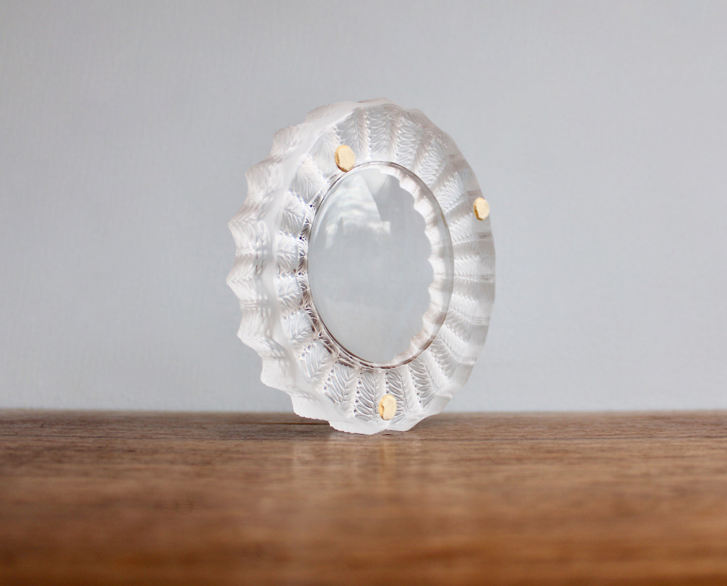 Jamaique by Lalique Ashtray Bowl - Vintage Crystal Jamaica Low Bowl - Ashtray or Catchall, 20th Century European Art-Glass