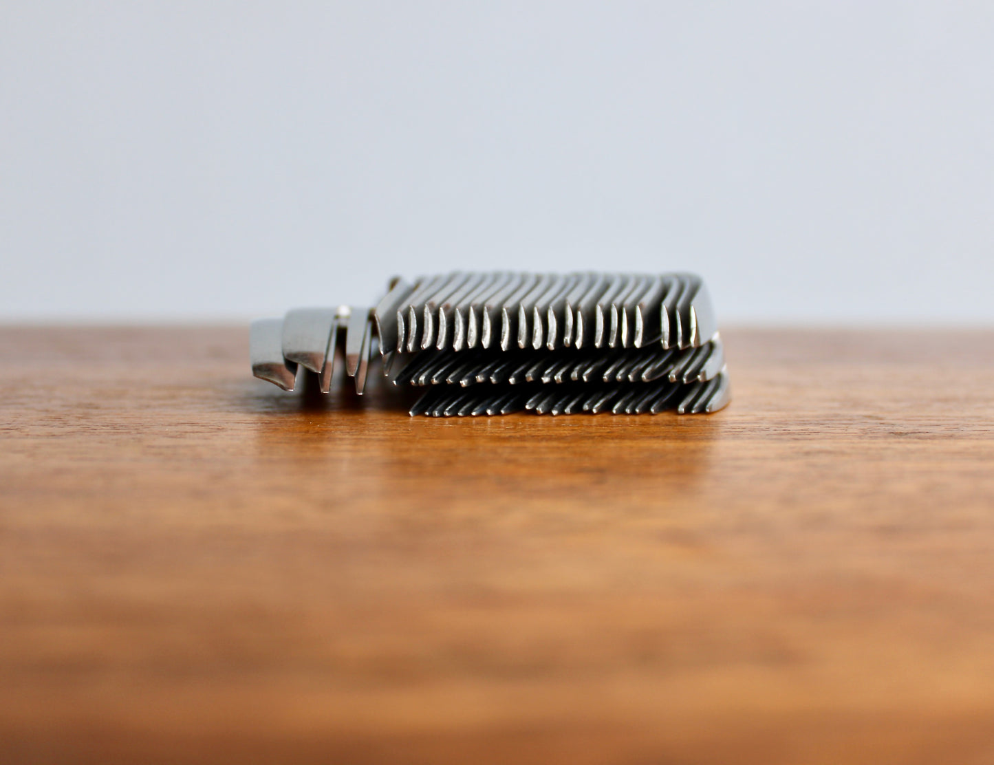 4 Pie Forks Gense Facette - Folke Arström Designed Modern Vintage Stainless Steel Flatware Crafted in Sweden